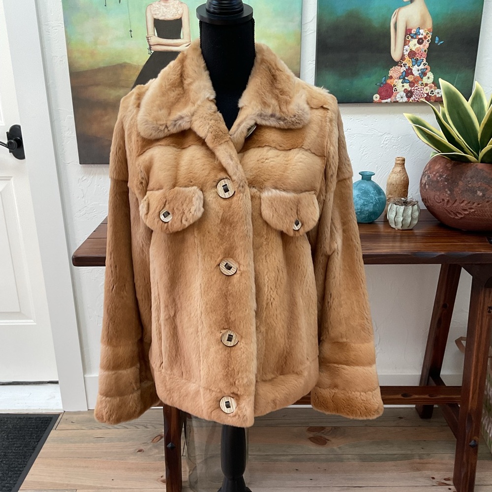 VERA PELLICCIA SHEARED MINK JACKET